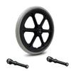Wheelchair Replacement Wheels 16in Wear-Resistant Manual Wheelchair Rear Wheel, Non-Inflatable Wheelchairs Rear Wheel Assembly view 1