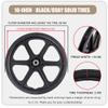 Wheelchair Replacement Wheels 16in Wear-Resistant Manual Wheelchair Rear Wheel, Non-Inflatable Wheelchairs Rear Wheel Assembly view 4