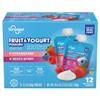 Strawberry & Mixed Berry Fruit & Yogurt Pouches, 3.2 oz, 12 Pack view 1