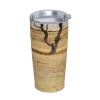 Huganjov Large Acacia Tree In The Savanna Plains 20oz Travel Mug Stainless Steel Straw Kit, Straight & Bent Straws With Cleaning Brush view 2