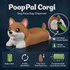 Cute Corgi Dog Poop Bag Dispenser For Pet Walks view 2