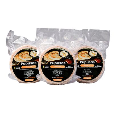 Tipicos Nokal Revuelta Frozen Pupusas 15 Units, 3 Pack