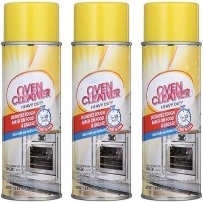 ` Oven Cleaner Heavy Duty, 16 oz, Broilers, Grills, Indoor Use, (3 pack)