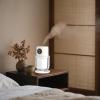 Portable Small Humidifier, Dual-Spray USB Desktop Humidifier for Indoor Plants, Quiet, 280 ml, Top-Fill, Beige, Warm Night Light, 90 Nozzle, 3.8 x 3.8 x 7.5 in view 3