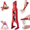 3-in-1 Anti-Scald Bowl Dish Pot Lifter, Multi-Angle One-Hand Operation, Sil view 1