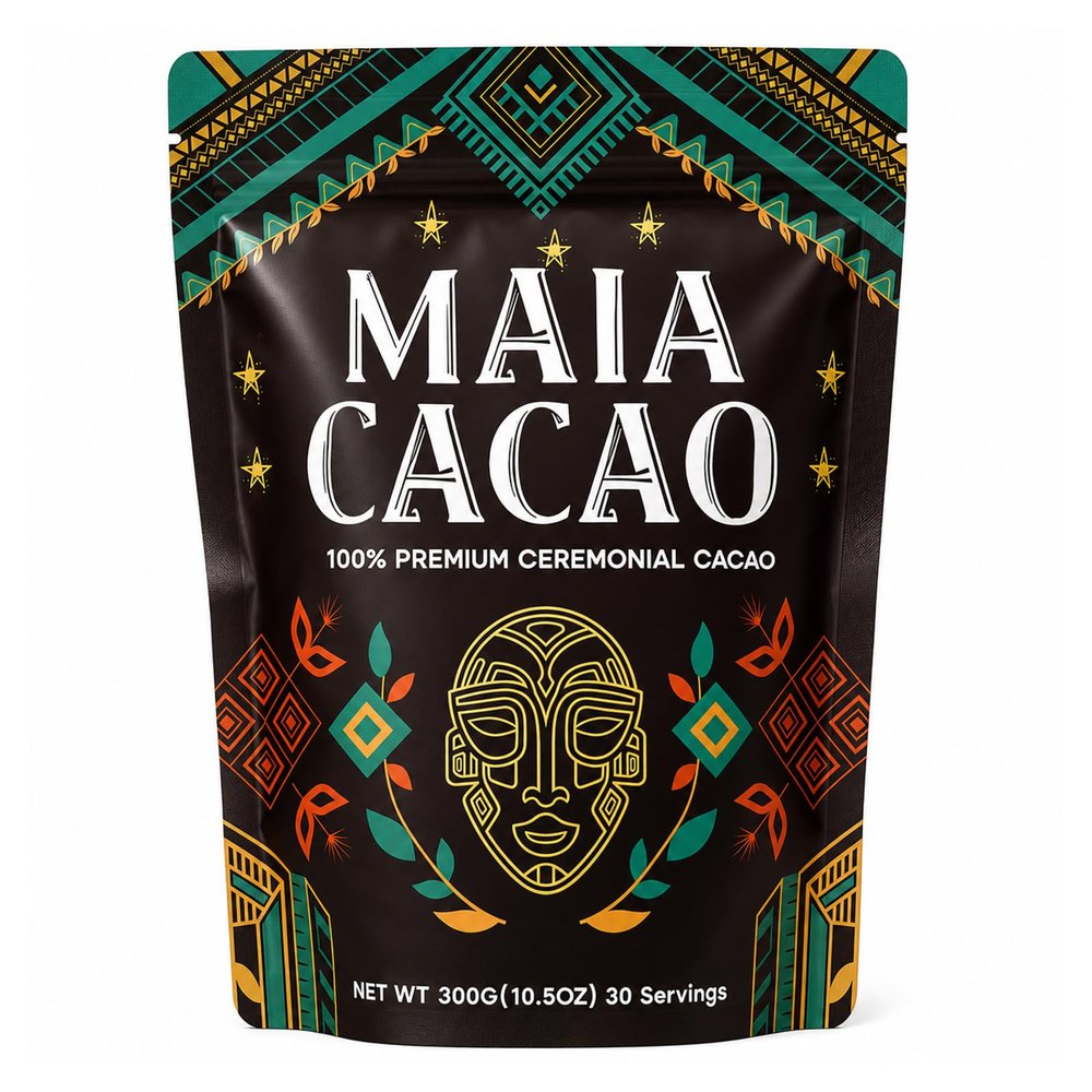 Maia Cacao powder organic with Flavanol, 100% Organic Cocoa Powder, 300g