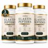 Naturonel Elastin Peptide Skin Tightening Formula (3 Bottles) 1800mg Per Serving, Supports Skin Firmness & Elasticity, Daily Beauty Supplement for Healthy-Looking view 1
