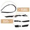 TOPPERFUN 6pcs Black Fiber Walking Cane Wrist Straps for Hiking and Trekking, High Strength Hand Lanyard Accessories to Prevent Loss of Walking Stick and Hiking Pole view 3
