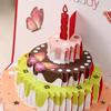Birthday Card for Friend & Greeting Card for Birthday - 3D Pop-Up Design, Thick Imported Art Paper, 15x15cm Red Card with Envelope, Suitable for All Ages, Raksha Bandhan, Diwali, Holi, Family & Friends Gifting view 3