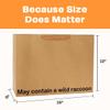 Funny Large Gift Bag 16 x 6 x 12 inch Kraft Gift Bags with Snarky Sayings - Reusable, Eco-Friendly Gag Gift Wrapping for Birthdays, Holidays, Mother's Day, Father's Day - 1 Piece (May Contain A Wild Raccoon) view 2