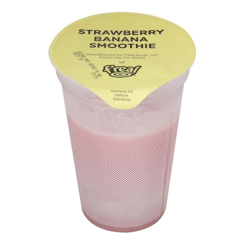 Made to Order Strawberry Banana Smoothie 10 fl. oz. - 12 Pieces WS-108FRE80053-NEW-NF