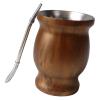 Gcljlmy Yerba Mate Cup Mate Teas Cup/gourd Set Versatile Double Walled Anti Scalding Gifts 8 Ounces Tea Cup Set for Tea Room Dormitory (Brown) view 1