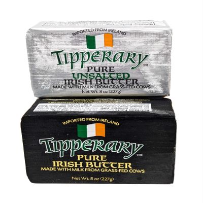 Pure Irish Unsalted Butter And Pure Irish Salted Butter 8oz Pack of 8