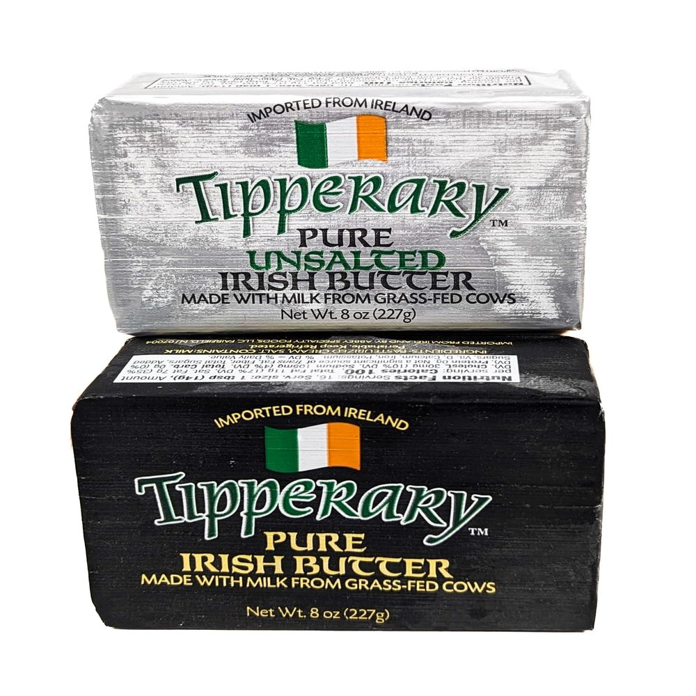 Pure Irish Unsalted Butter And Pure Irish Salted Butter 8oz Pack of 8