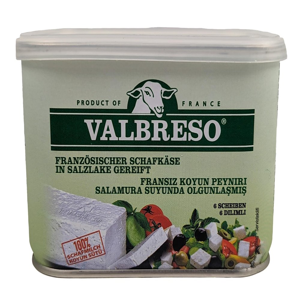 Pure Sheep Milk Feta Cheese - 21.2 oz Tin Pack of 3