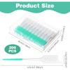 Fipnym 200 Pcs Silicone Flossing Picks for Teeth, Soft Interdental Toothpicks for Adults, Children & Braces, Flexible Dental Floss Sticks for Gentle Cleaning Green Home Essentials view 2
