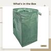 2 Pcs 53 Gallon Reusable Lawn Bags, Foldable Yard Waste Containers with Easy Sweep Leaf Collector, PP Material, Large Capacity for Leaves, Branches, and Grass Clippings view 3
