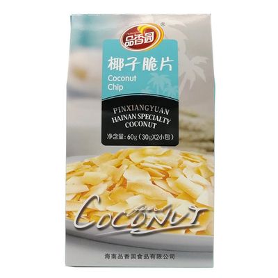 PinXiangYuan Crispy Coconut Chips, Hainan Roasted Coconut Snack 2.12 oz