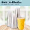 [1000 COUNT]HAKOWARE by Harvest Pack 20 oz Ultra Clear Disposable Plastic Cold Cups for Wedding & Party, Plastic Cocktail Cup, Disposable Clear Cups for Iced Coffee & Cold Beverage view 3