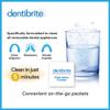 Dentibrite Crystals Cleaner for Removable Dental Appliances - Invisalign Aligners, Retainers, Guards, Dentures, Trays/Aligners - Odor Remover - No Persulfates or Dyes - 30ct - Made in USA view 3