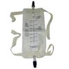 3 Pcs. Urinary Urine Leg Bag 750 Cc Anti Reflux Valve with Straps Sterile, New view 1