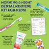 MOUTHWATCHERS Childrens Dental Care Kit: Toothbrush for Kids, 3 oz Strawberry Fluoride Free Toothpaste, Dry Erase Checkboard, Timer, Stickers, Manual Flossing Toothbrushes Gift Set, by Dr. Plotka's view 2