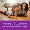SmartyPants Toddler Multivitamin Gummies: Omega 3 Fish Oil (EPA/DHA), Vitamin D3, C, Vitamin B12, B6, A, K & Zinc, Biotin, Beta Carotene, Gluten Free, Three Fruit Flavors, 90 Count (30 Day Supply) view 3