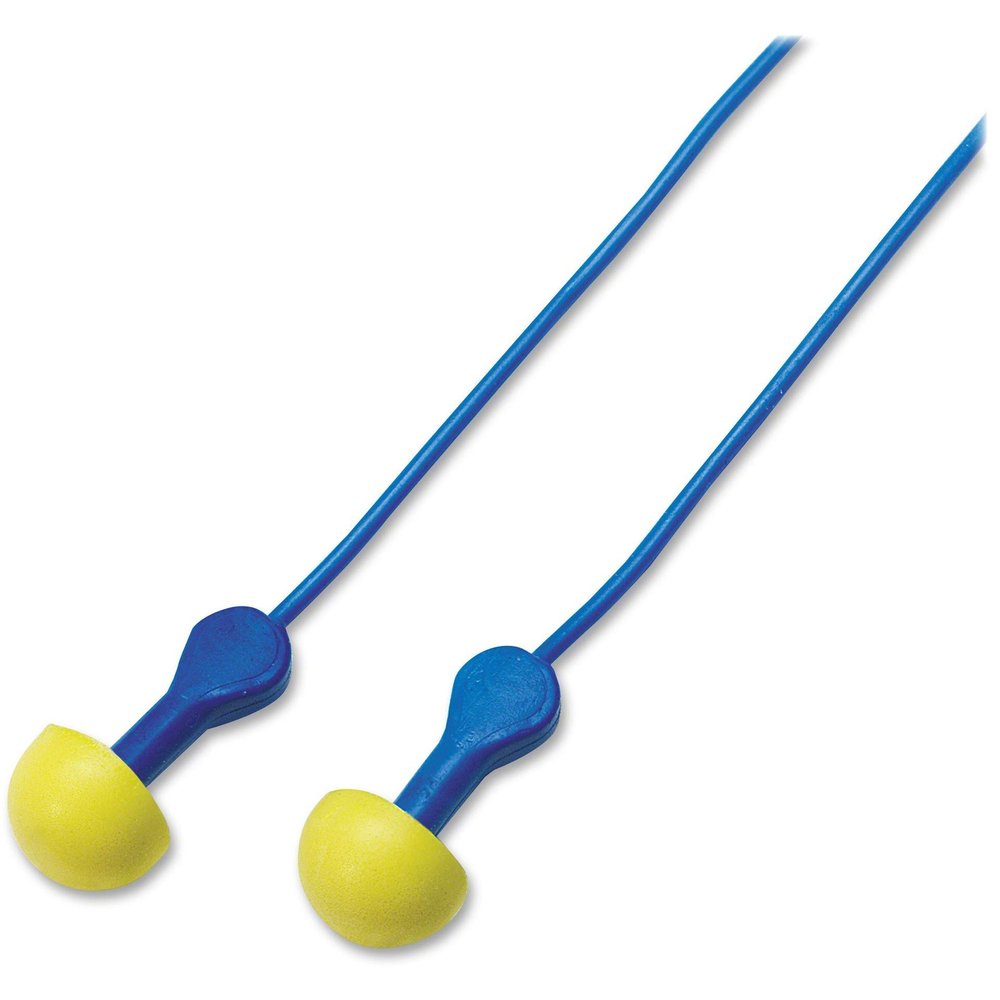3M NRR 29 Corded Foam Ear Plugs 3111114