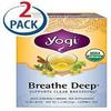 Yogi Organic Herbal Tea Breathe Deep Caffeine Free -- 16 Tea Bags Each / Pack of 2 view 1