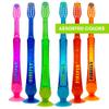 Firefly Light-Up Timer Kids Toothbrush with Suction Cup, Soft - 2 Count (Pack of 1), Assorted view 2