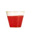 100 Glitter Plastic Cups - 9 Oz Clear Plastic Cups Old Fashioned Tumblers -Gold Glitter Cups Disposable Wedding Cups Party Cups view 3