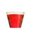 100 Glitter Plastic Cups - 9 Oz Clear Plastic Cups Old Fashioned Tumblers -Gold Glitter Cups Disposable Wedding Cups Party Cups view 4