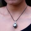 Ayana Crystals Hematite Crystal Healing Necklace for Women  Genuine & Handcrafted, Raw Hematite Pendant for Spiritual Balance, Aries Birthstone, Root Chakra Energy view 4