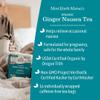 Earth Mama Organic Ginger Nausea Tea | Comforts Occasional Nausea + Morning Sickness, 16 Teabags Per Box (3-Pack) view 3