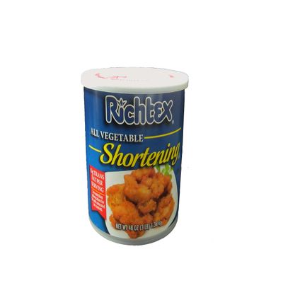 Richtex Vegetable Shortening 3 lb, 12 per case