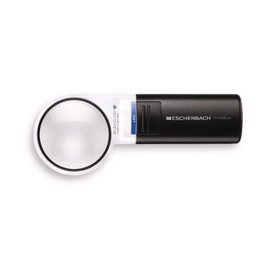 ESCHENBACH 1511-6 Handheld Magnification Magnifier with 6X Magnification LED Light