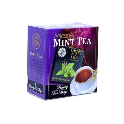 Mlesna Mint Tea - Ceylon Tea in Luxury Tea Bags