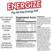 Energize Caffeine Pills - Fast Acting Energy Pill - Healthy Focus Brain Supplement - Improved Performance, Alertness, and Clarity - All Day Energy, No Jitters, No Crash - 28 Time Released Tablets view 2