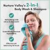 Nurture Rinse Free Body Wash & Shampoo w/Aloe | Hospital Grade Hair & Body Waterless Cleansing Foam | Women, Camping, Elderly & Hospital Patients | Shower Bath & Hand Soap for Sensitive Skin view 4