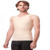 2nd Stage Compression Vest Tank with a 3 inch elastic waist band - 2XL 50-54 Beige view 1