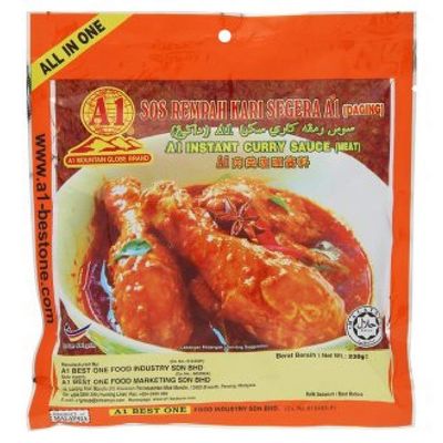 A1 Instant Curry Sauce 230g (Meat, 6 Pack)