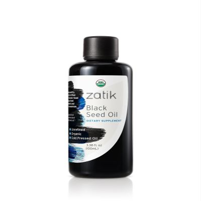 Zatik Naturals - Black Cumin Seed Oil, Unrefined, USDA Organic, Cold-Pressed - Higher EFAs, Serving Natural Immune Booster and All-Natural Defense Mechanism. 3.38 fl oz (100mL)