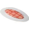 PolyMem Shapes #5 Oval Dressings - 3.5 x 5" Adh, 3 x 2" Pad - - Box of 15 view 1