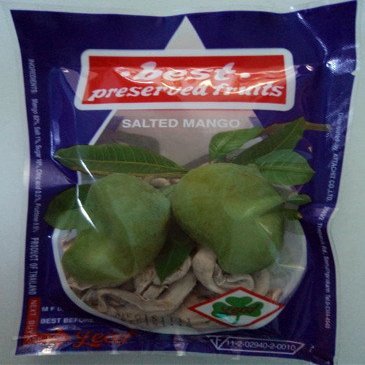 Best Preserved Salted Dried Mango Fruit 40g New Sealed From Thailand