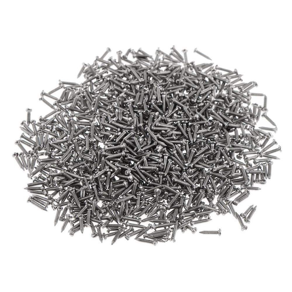 1000pcs Rimless Glasses scew Eyeglasses Repair Screw by dhoptical (2.5x1.4x6.0 WITH Gasket for Rimless Glasses Screw)