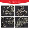 500pcs Eyeglasses Screw self Cut Screw for Eyeglasses Repair Screw Eyeglasses Tapping Screw by Dhoptical (2.0 * 1.4 * 7.0) view 3