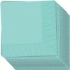 Stunning Robin's Egg Blue 2-Ply Luncheon Napkins 6.5" x 6.5" (Pack of 40) - Elegant, and Ultra-Absorbent - Ideal for Events view 1