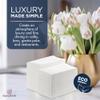 100 Count White Luxury Linen-Feel Paper Towels, Soft And Absorbent Cloth-Like Disposable Napkins For Bathroom, Kitchen, Weddings, Parties, Dinners Or Events  Disposal Hand Towels view 4