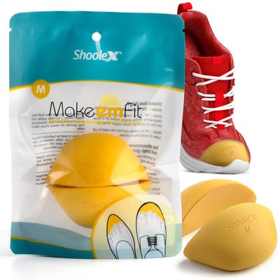 Shoolex, Big Shoe Filler, Unisex Shoe Inserts To Make Big Shoes Fit, Medium