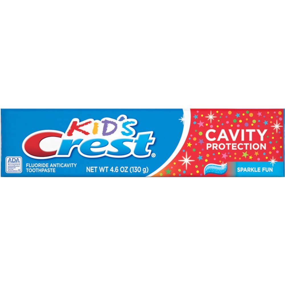 Crest Toothpaste for Kids, Cavity Protection Sparkle Fun 4.6 Ounces Each (Value Pack of 11)